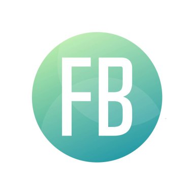 FB Harf Logo Tasarımı Basit Biçimli