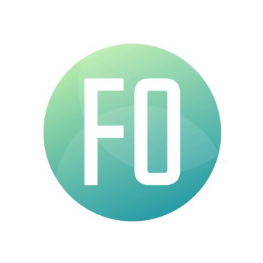 FO Harfi Logo Tasarımı Basit Biçimli