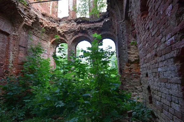 Las Ruinas Del Palacio Del Conde Razumovsky Vista Interior Una — Foto de Stock