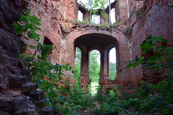 Las Ruinas Del Palacio Del Conde Razumovsky Una Vista Interior — Foto de Stock