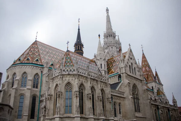 Macaristan Budapeşte Şatosu Ndaki Matthias Kilisesi Veya Leydimizin Kilisesi — Stok fotoğraf