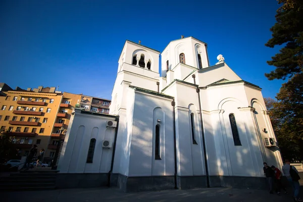 Szent Száva Szerb Ortodox Templom Belgrádban — Stock Fotó