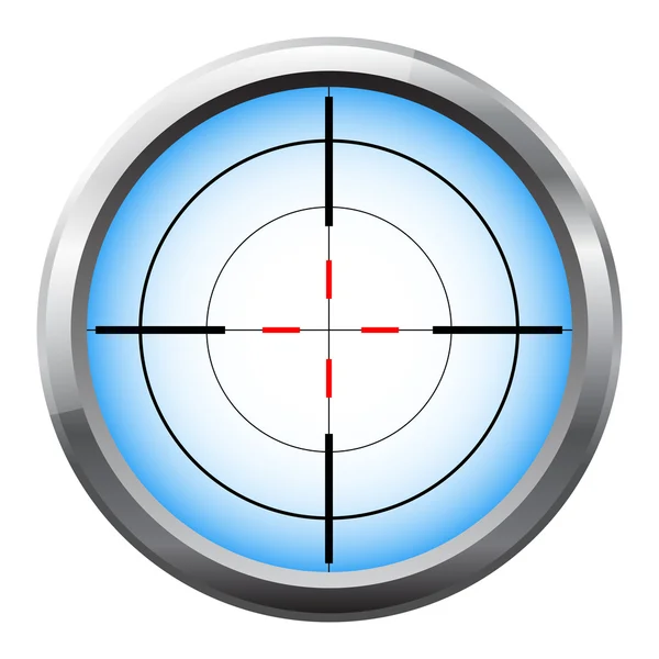 Sniper scope cross hairs — Stock Vector