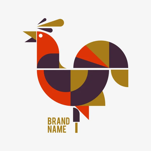 Chicken Logo Design Template — Stock Vector