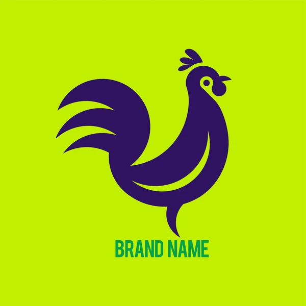 Modelo Design Logotipo Frango —  Vetores de Stock