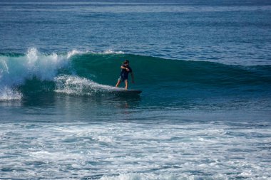 Sri Lanka 'da Mirissa' ya yakın Hint Okyanusu 'nda sörf yapmak için mükemmel bir yer.