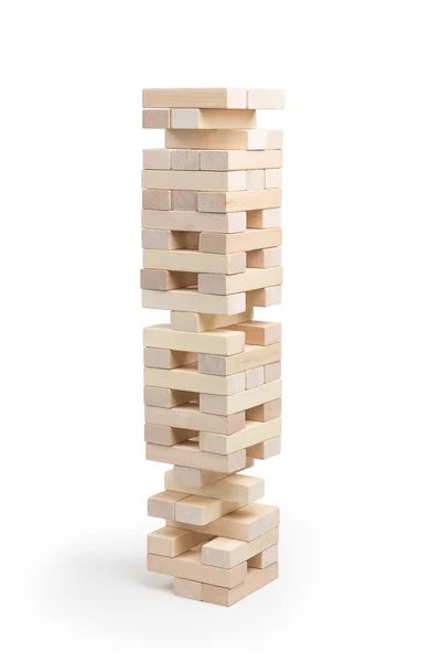 Jenga kulesi oyun sırasında
