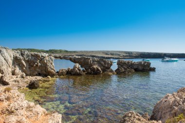 Harika bir uçurum turistik tatil beldesine Akdeniz