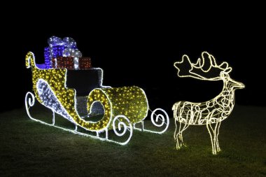 Noel babanın kızağı.