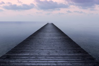 Sunset bulvarında eski iskele