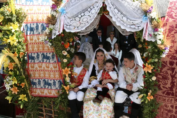 St. Efisio Festivali. Cagliary, Sardegna, İtalya.