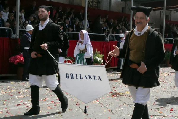 St. Efisio Festivali. Cagliary, Sardegna, İtalya.