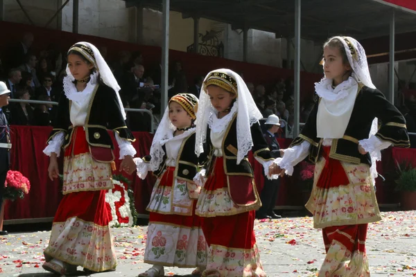 Festival de St. Efisio. Cagliary, Sardegna, Itália . — Fotografia de Stock