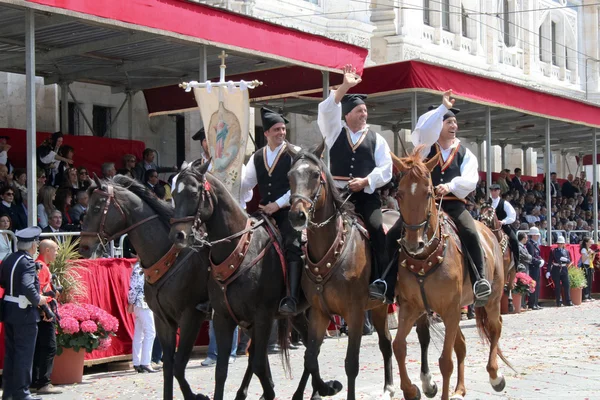 St. Efisio Festivali. Cagliary, Sardegna, İtalya.