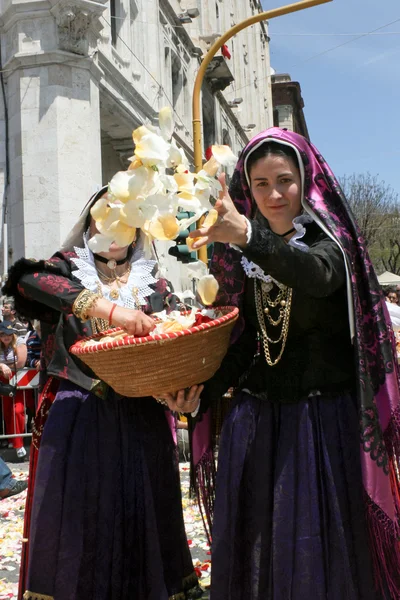St. Efisio Festivali. Cagliary, Sardegna, İtalya.