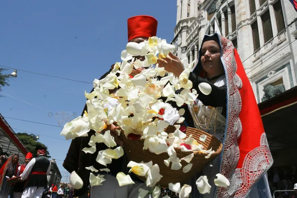 St. Efisio Festivali. Cagliary, Sardegna, İtalya.