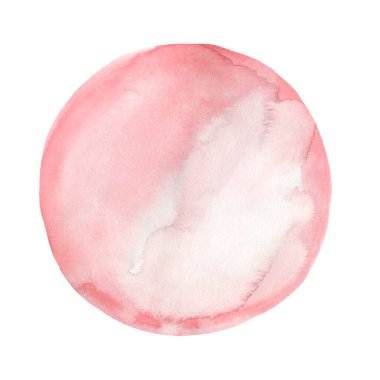 Suluboya pembe geometrik elementler, el çizimi