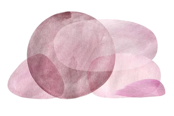 Aquarelle art boho, composition abstraite de formes géométriques. Illustration moderne — Photo