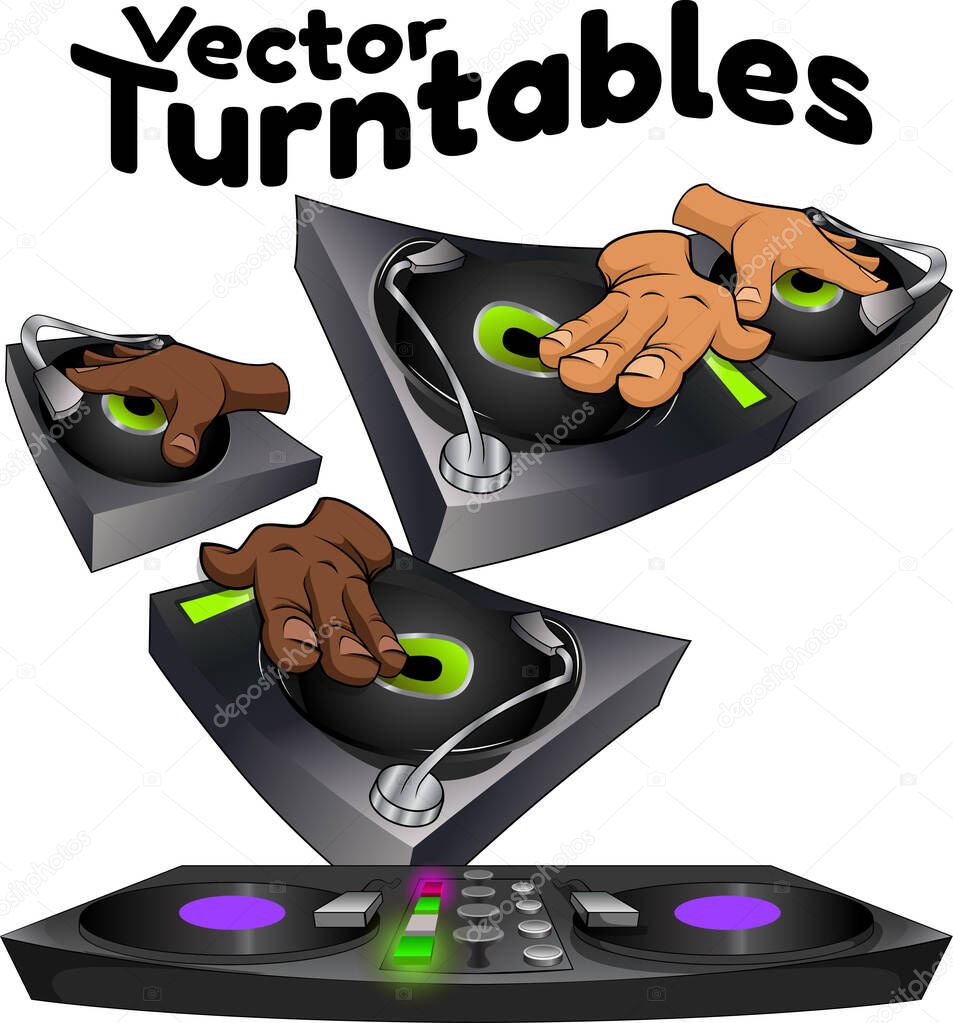 Turntables in Vector Graphics