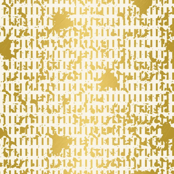 Абстрактный Геометрический Векторный Рисунок Золота Белого Терраццо Эффектом Царапина Металла — стоковый вектор