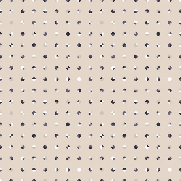Elegantes Kleines Nahtloses Polka Dot Vektormuster Geometrischer Hintergrund Mit Gekachelten — Stockvektor