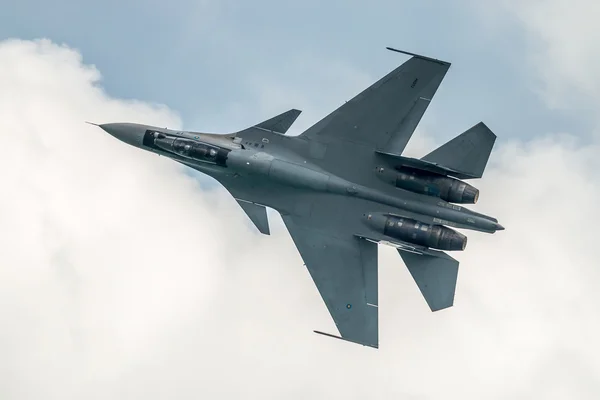 Royal Malaysian Airforce Su-30 la Singapore Airshow 2016 — Fotografie, imagine de stoc