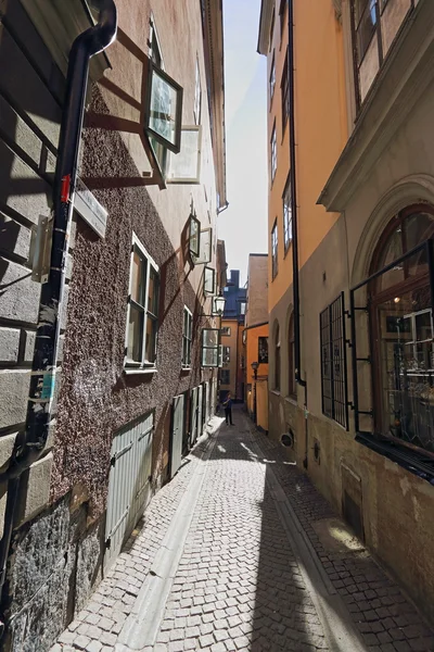 Starego miasta w Sztokholmie (gamla stan), Szwecja — Zdjęcie stockowe