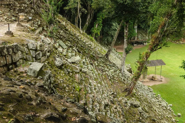 Ruinas del templo, Copán, Honduras — Foto de Stock