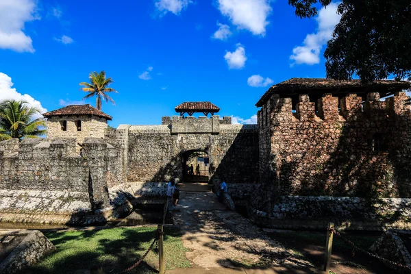 Castillo de San Felipe de Lara, Rio Dulce, Gwatemala — Zdjęcie stockowe