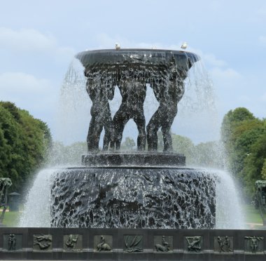 Frogner Park Fountain, Oslo, Norway