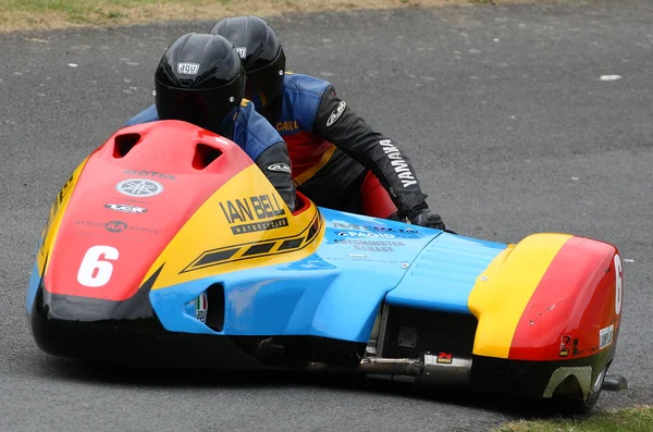 Sidecar racing at Oliver's Mount, Scarborough — Stock Photo, Image