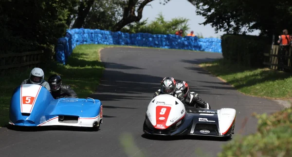Sidecar racing at Oliver's Mount, Scarborough — Stock Photo, Image