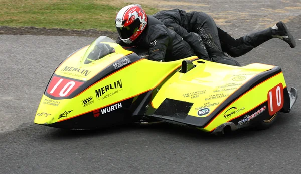 Sidecar racing, Oliver's Mount, Scarborough — Stock Photo, Image