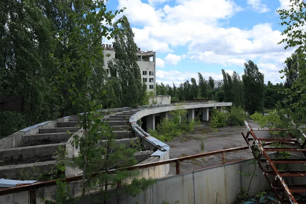 Turismo extremo en Pripyat, Chernobyl —  Fotos de Stock
