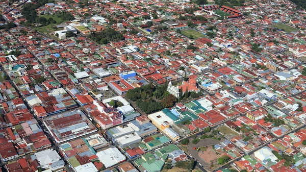 Vue aérienne de la banlieue de San Jose, Costa Rica Image En Vente