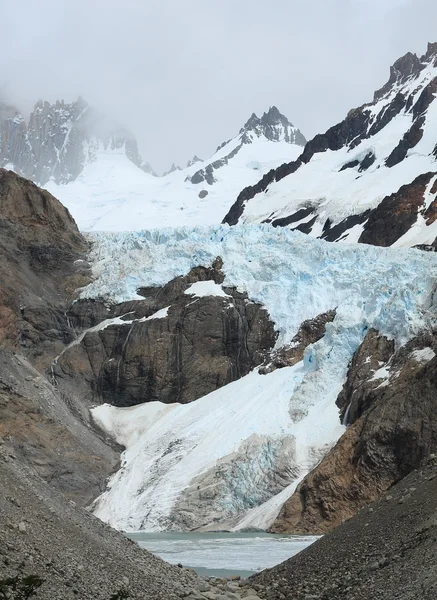Piedras Blancas gletsjer, Nationaal Park Los Glaciares, Argentinië — Stockfoto