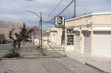 Terk edilmiş sokakları, Chuquicamata hayalet kasaba