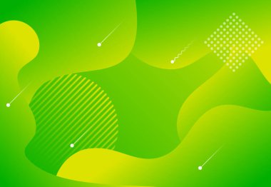 Dalga ve gradyan sıvı renk ile soyut arkaplan vektör çizimi