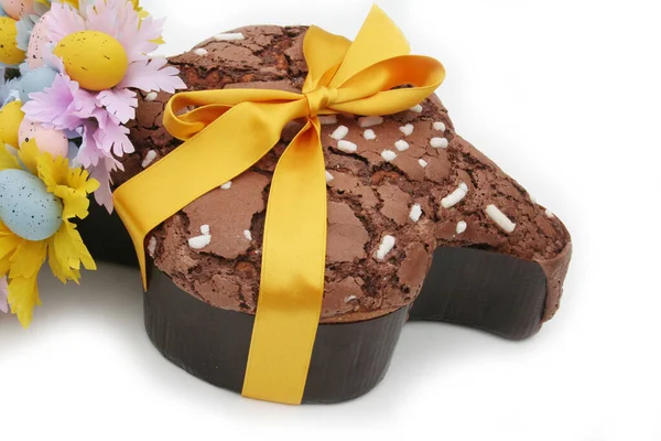 Dolce Torta Pasqua Cioccolato Nome Colomba Pasquale Colomba Pasquale Pasticceria — Foto Stock