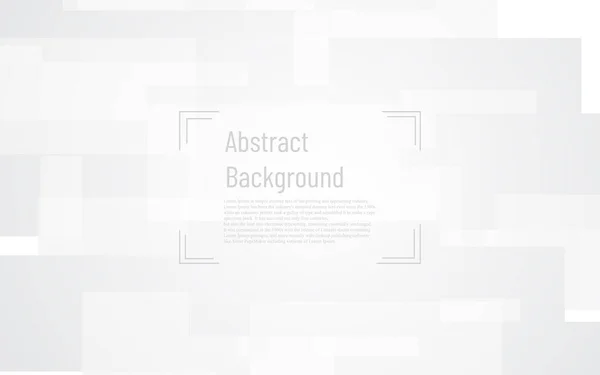 Multiple Minimal Square Flat Overlap Graphic White Grey Background — Stock Vector
