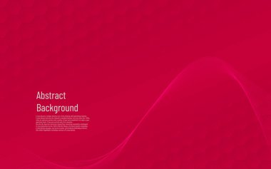 kırmızı altıgen ağ ve dinamik beyaz dalga arkaplanı