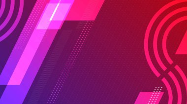 Çapraz çizgileri, eğri kavisleri ve katmanlı dokuları olan enerjik soyut bir tasarım..