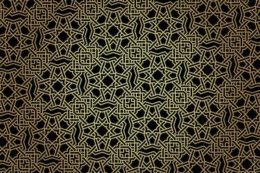   Altın sanat deco 'su kusursuz desenler. 