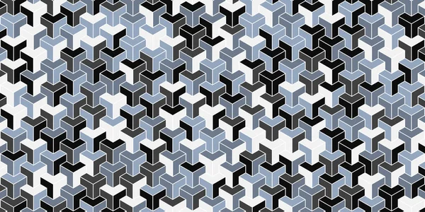 Abstract Geometrisch Naadloos Patroon Achtergrond Ontwerp Modern Met Driehoek Vorm — Stockvector
