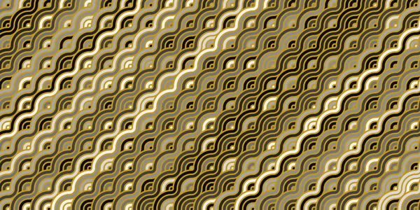 Abstrakte Geometrische Muster Kreise Überlappen Traditionellen Hintergrund Mit Goldlinien — Stockvektor