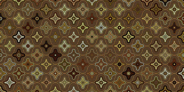 Motif Géométrique Abstrait Cercles Chevauchant Fond Traditionnel — Image vectorielle