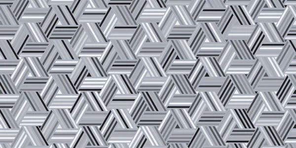 Abstract Geometric Seamless Pattern Design Modern Gray Background — Vetor de Stock