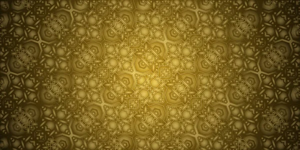 Абстрактный Геометрический Шаблон Винтажного Искусства Деко Традиционный Фон — стоковый вектор