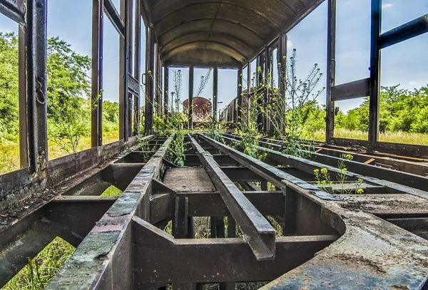 Ancien wagon ferroviaire — Photo