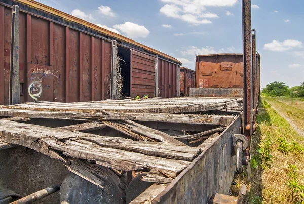 Vecchia carrozza ferroviaria — Foto Stock